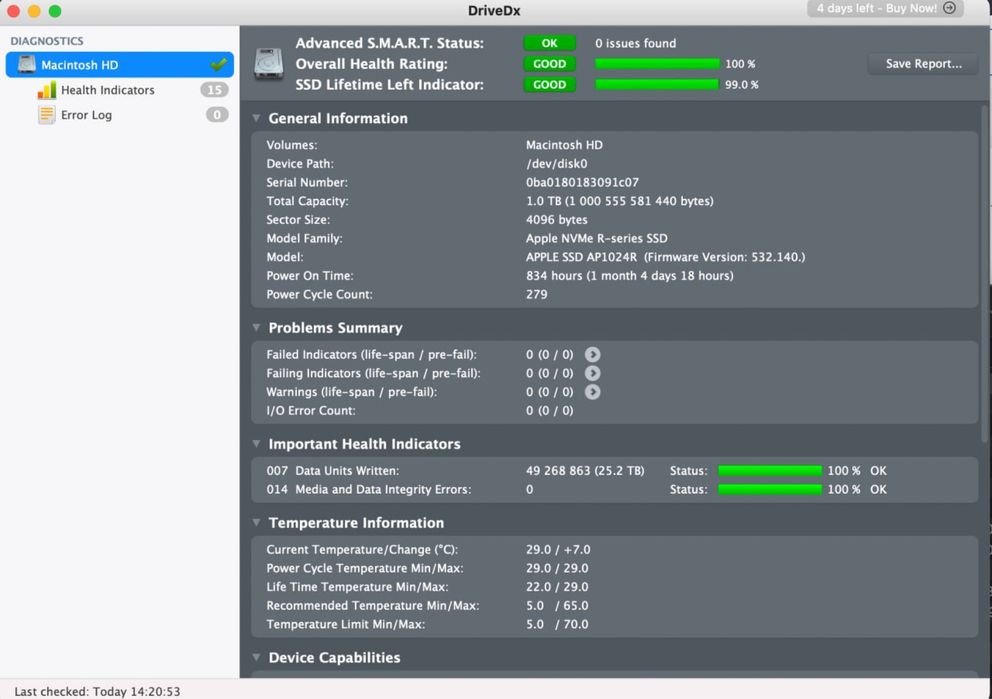 Macbook Pro 14” M1 Pro 16gb 1TB SSD (CPU 10 cores/GPU 14 cores)