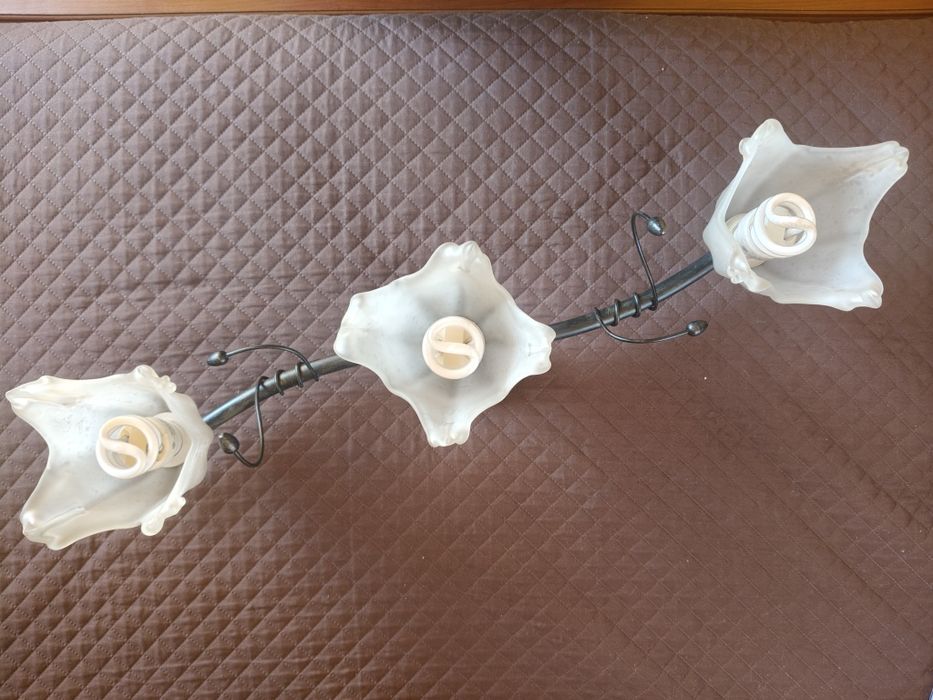 Lampa wisząca 3 klosze