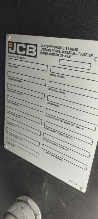 Дизель-генератор JCB G65QS