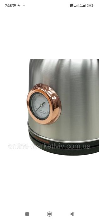 Якість супер, електричні чайники з індикатором температури