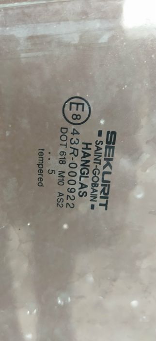 Скло вікно задніх дверей сенс ланос