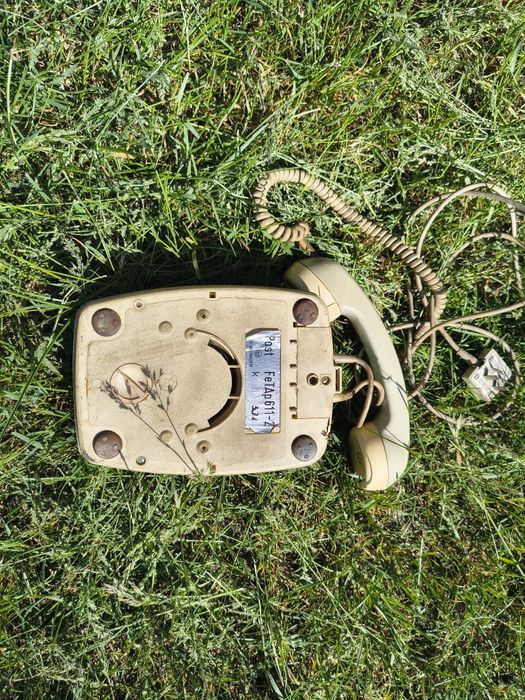 Telefon Stary PRL Widmaier Post Fe TAp 611-2 legenda PRL tarczowy z tarczą stacjonarny aparat telefoniczny