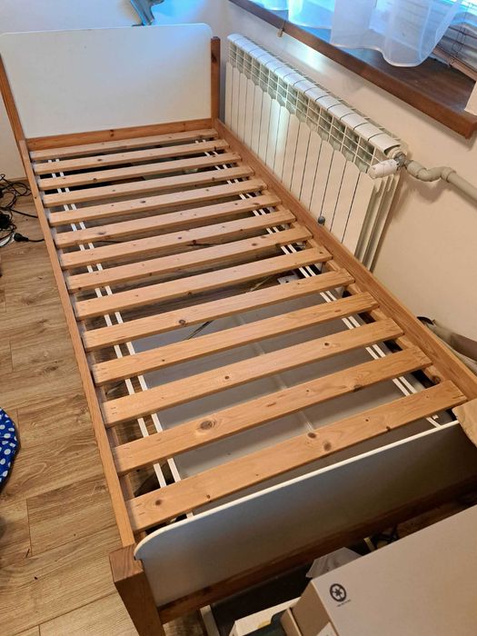 Rama łóżka Ikea 90x200 + materac łóżko