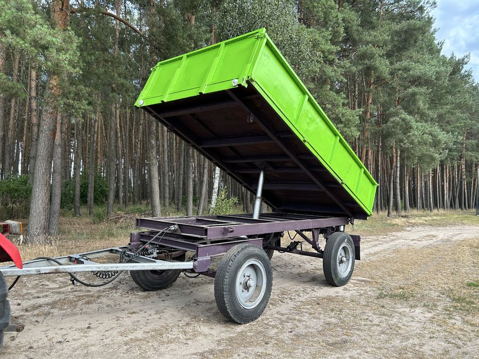 Przyczepa D47  wywrot 3 strony - wszystkie elementy