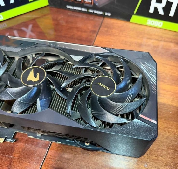 2шт! Видеокарты nvidia rtx 3090 24gb Aorus Xtreme Gigabyte