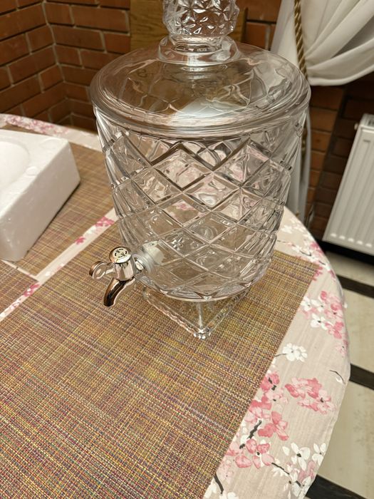 Лимонадниця скляна на 4,5 літра