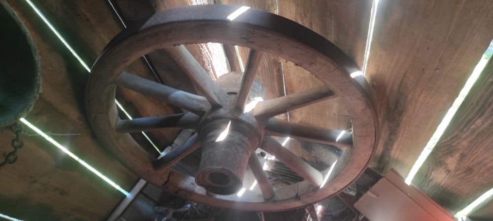 Koło drewniane do wozu 1 sztuka