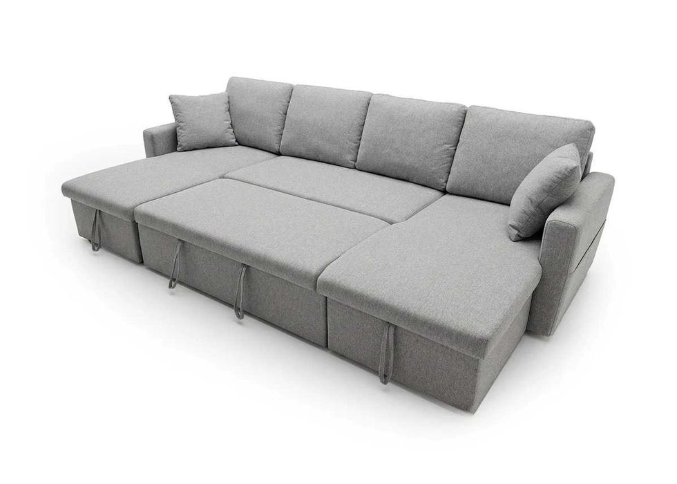 SOFA CAMA GRANDE COM 2 BAUS ENVIO GRATUITO PAGA NA CASA  DIRETO DE FABRICA