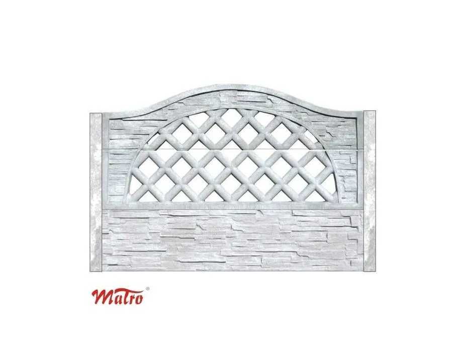 Ogrodzenie betonowe 39, płot betonowy. Ogrodzenia betonowe