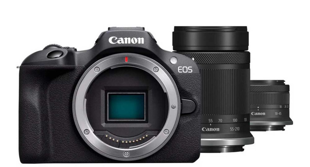 mediamarkt CANON EOS R100 + RF-S 18–45MM IS STM + RF-S 55-210MM
