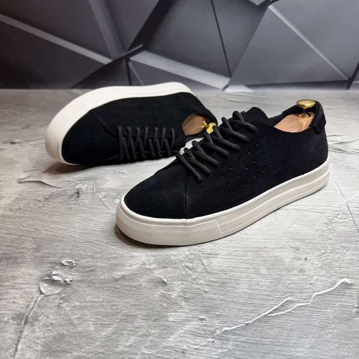 КЕДЫ Мужские Замшевые чёрные WALKING Black! Натуральная ЗАМША! Весна!