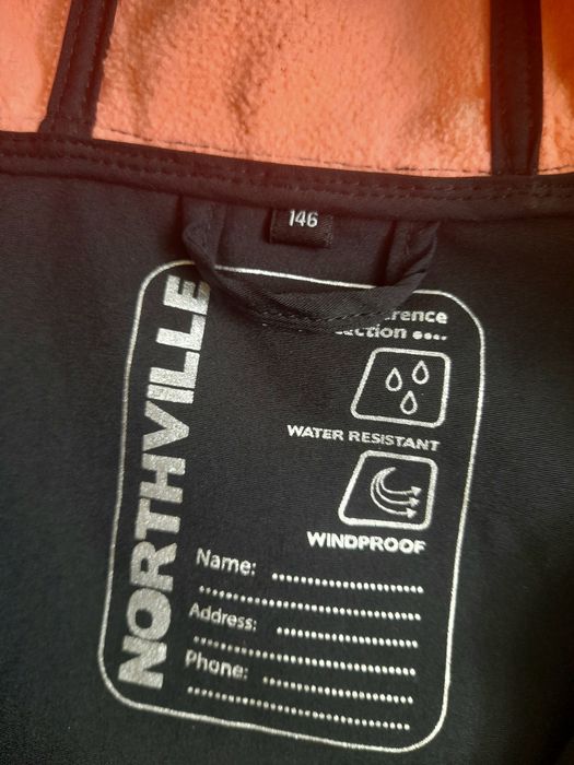 Kurtka softshell dla dziewczynki 146