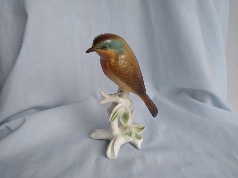 ENS figurka porcelanowa ptak