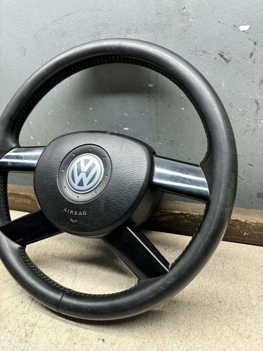 Kierownica Skóra Skórzana + Poduszka VW Touran I