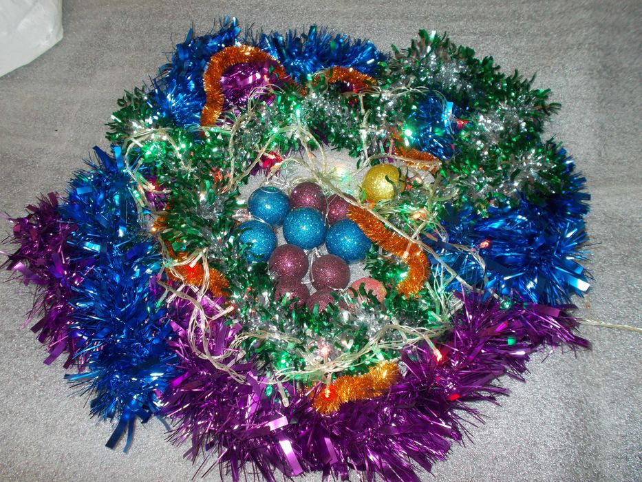 Гирлянда LED,дождик,шарики