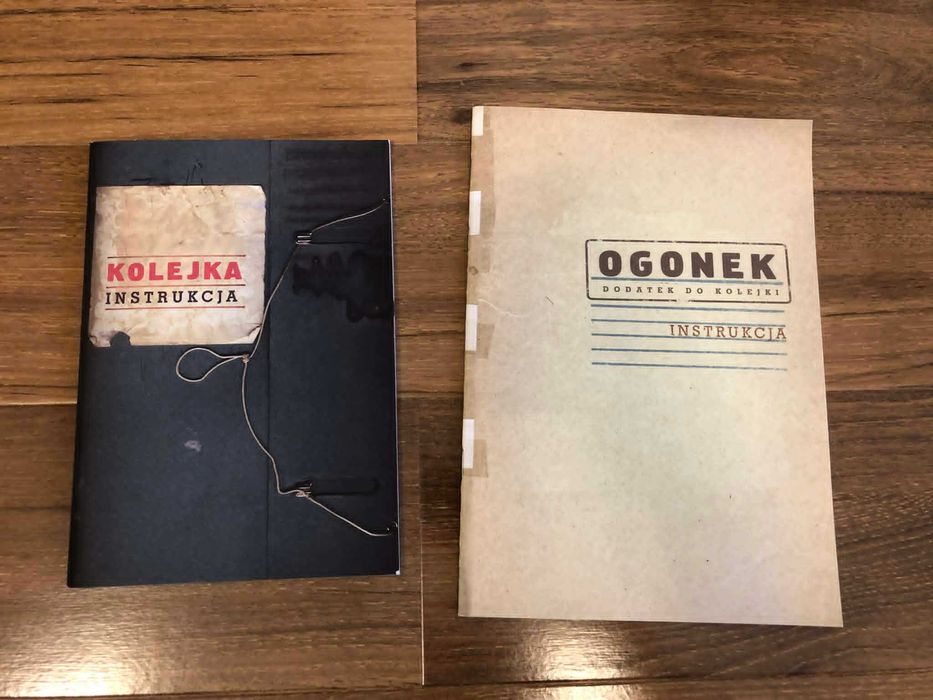 Gra planszowa ,,KOLEJKA" plus Dodatek ,,OGONEK"
