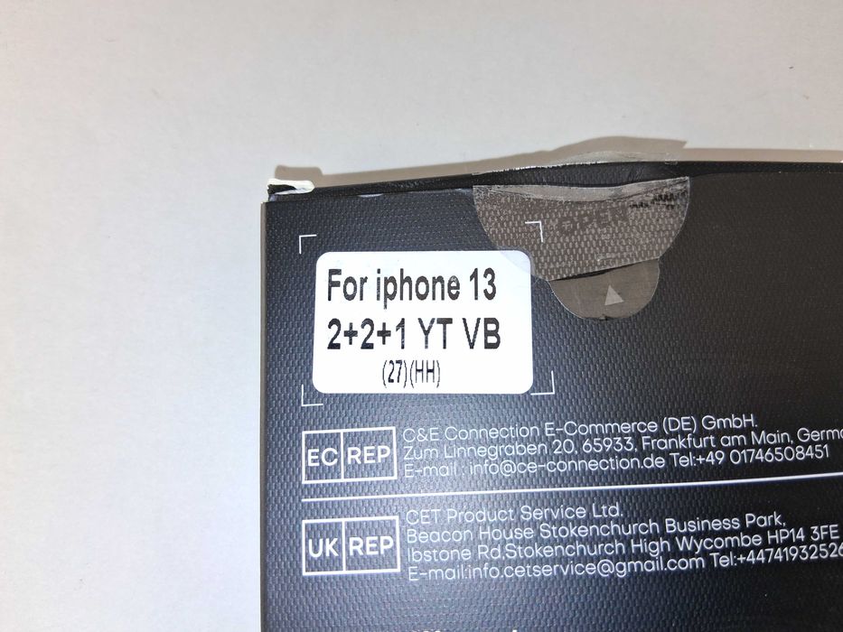 Y056 Zestaw Etui + Szkła Ochronne Obiektyw Aparat do iPhone 13 TOCOL