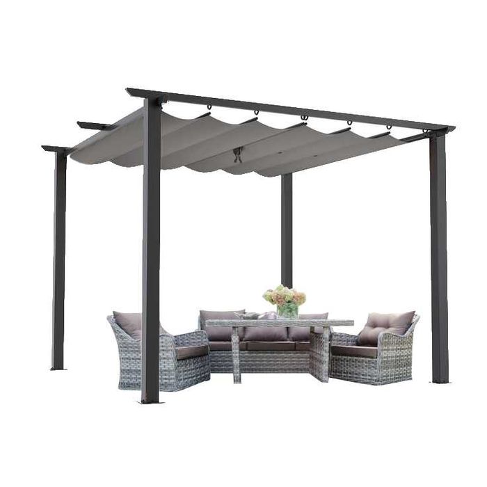 Pergola ogrodowa tarasowa metalowa 3x3 altana zadaszenie KOLORY