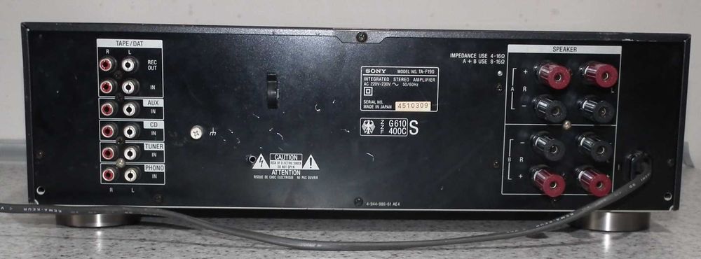 SONY F190 Japan wzmacniacz