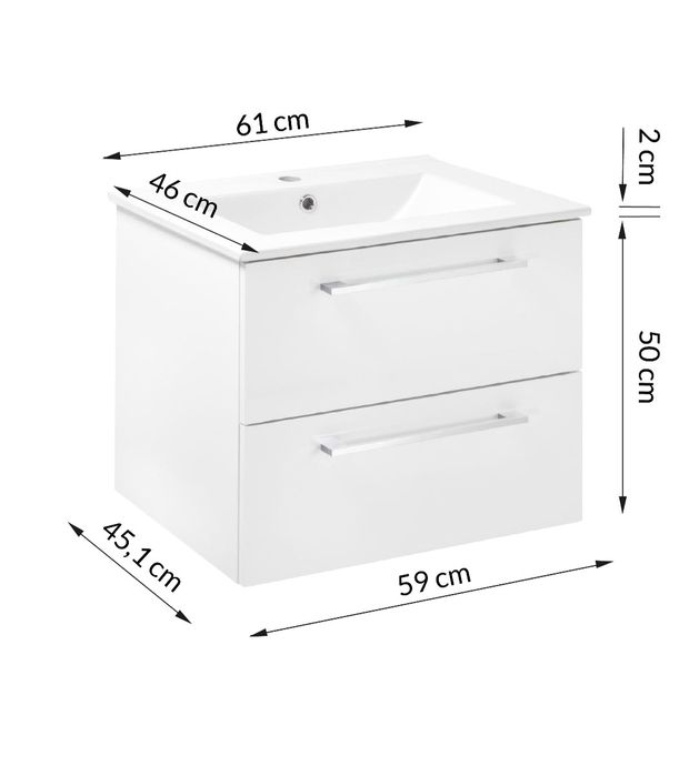 Szafka z umywalka nowa