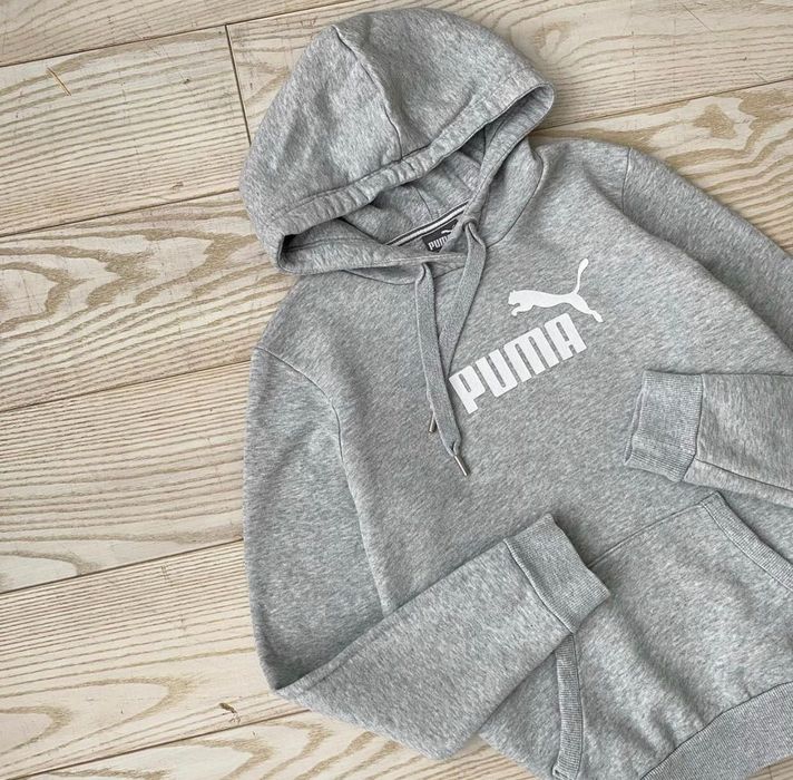 Худи puma серое,тёплое,новое