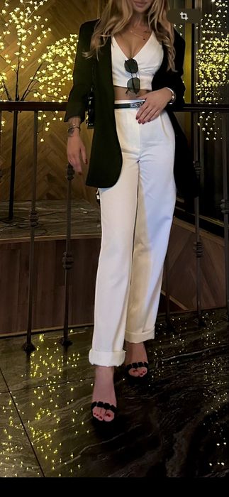 Брючный костюм деловой нарядный топ палаццо the lace miss lior gepur