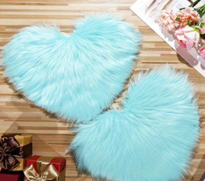 Tapetes em forma de coração