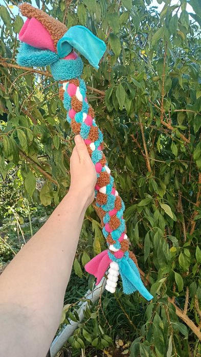 Mocny pluszowy szarpak dla psa 65 cm