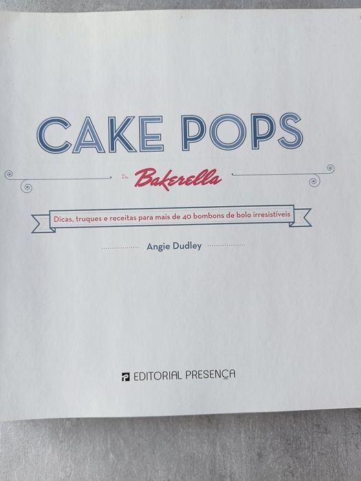 Livro de cozinha Cake Pops da Bakerella