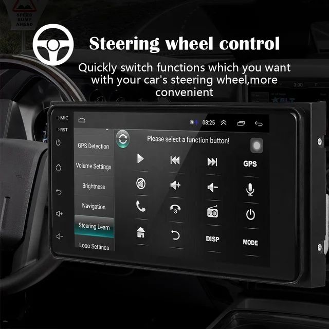 Rádio android 7 polegadas Toyota Corolla WiFi Touch GPS Bluetooth NOVO