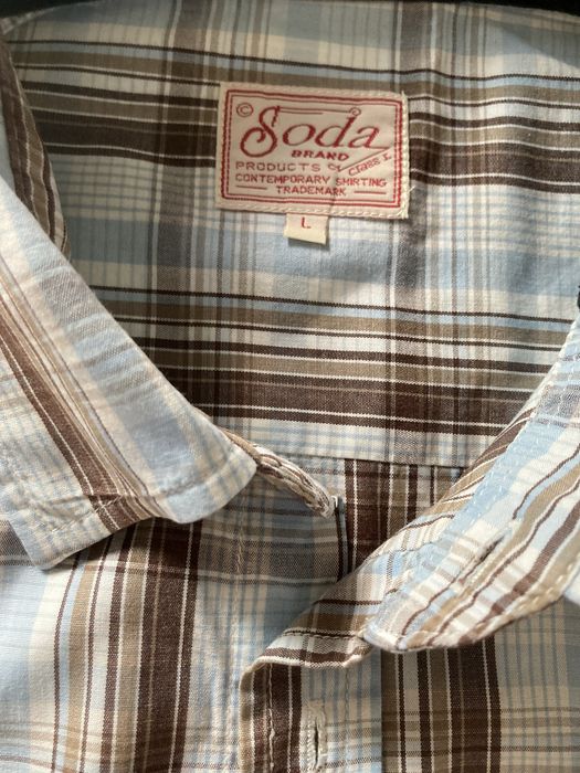 Koszula męska w kratkę