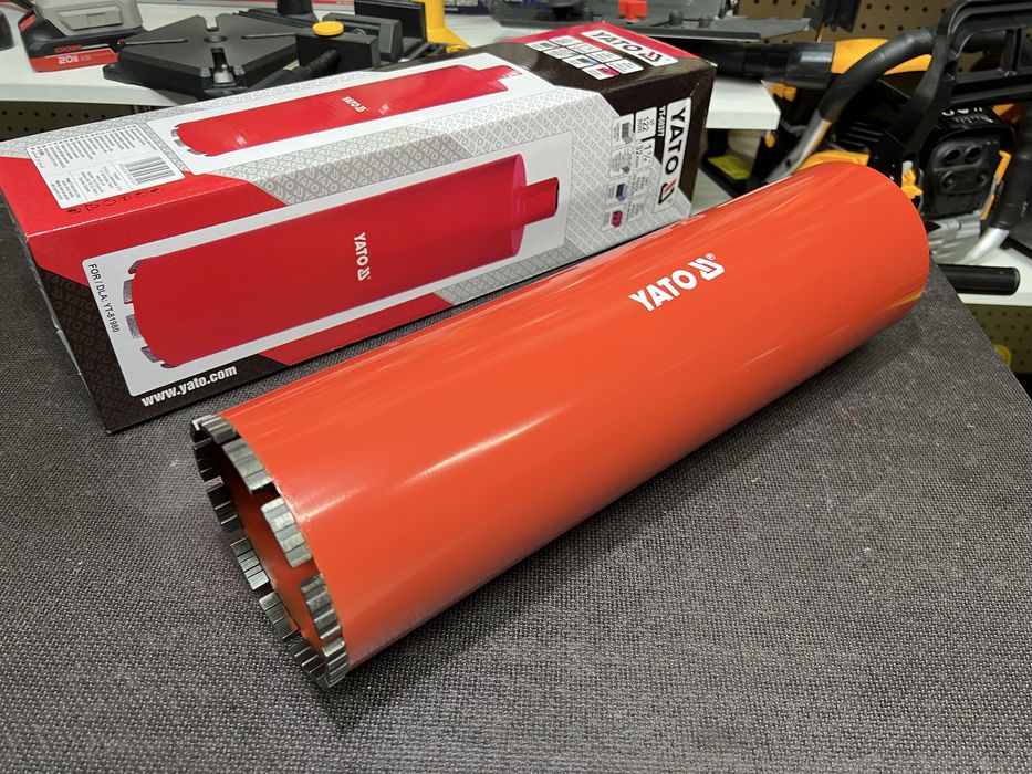 Корончатое сверло Коронка для бурения YATO Ø 122 мм YT-60377