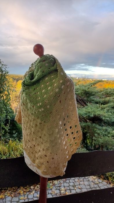 Chusta na szydełku handmade