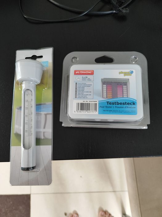Tester ,miernik wody basenowej + termometr basenowy