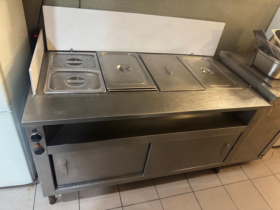 Banho maria Grande 4 cubas grandes ou 8 medias