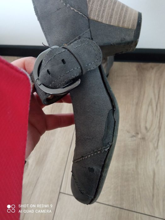 Buty 39 damskie szare