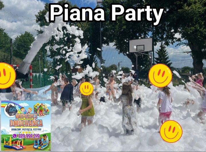 Dmuchance wynajem , animacje, piana party, żywe maskotki Lubin okolice