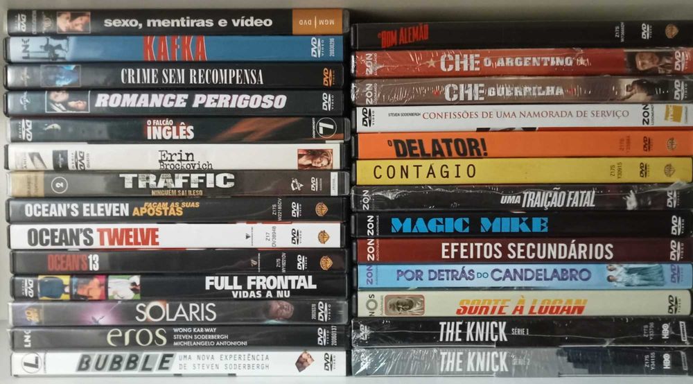 DVDs de filmes de Steven Soderbergh