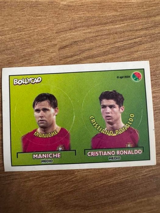 Cromo Cristiano ronaldo Bollycao