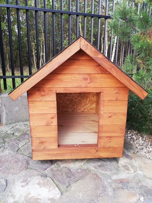 Duża ocieplona buda dla psa. Solidnie wykonana