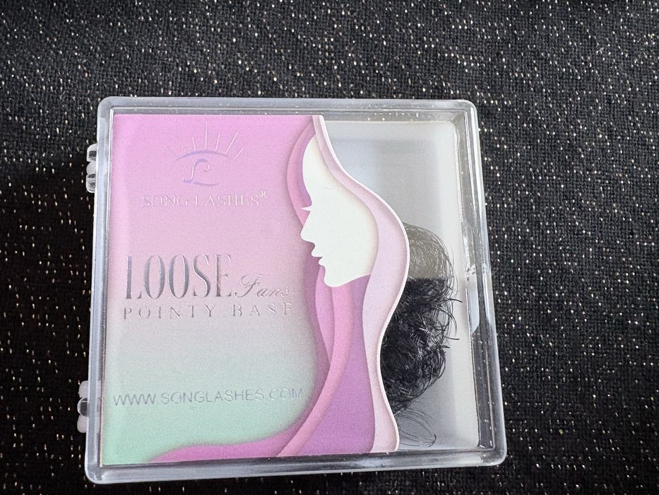 Zestaw do rzęs kępki gotowe, pęsety