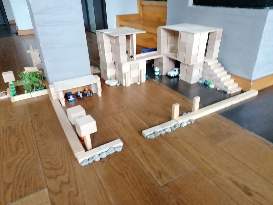 Just blocks klocki drewniane 25kg 900elementuw