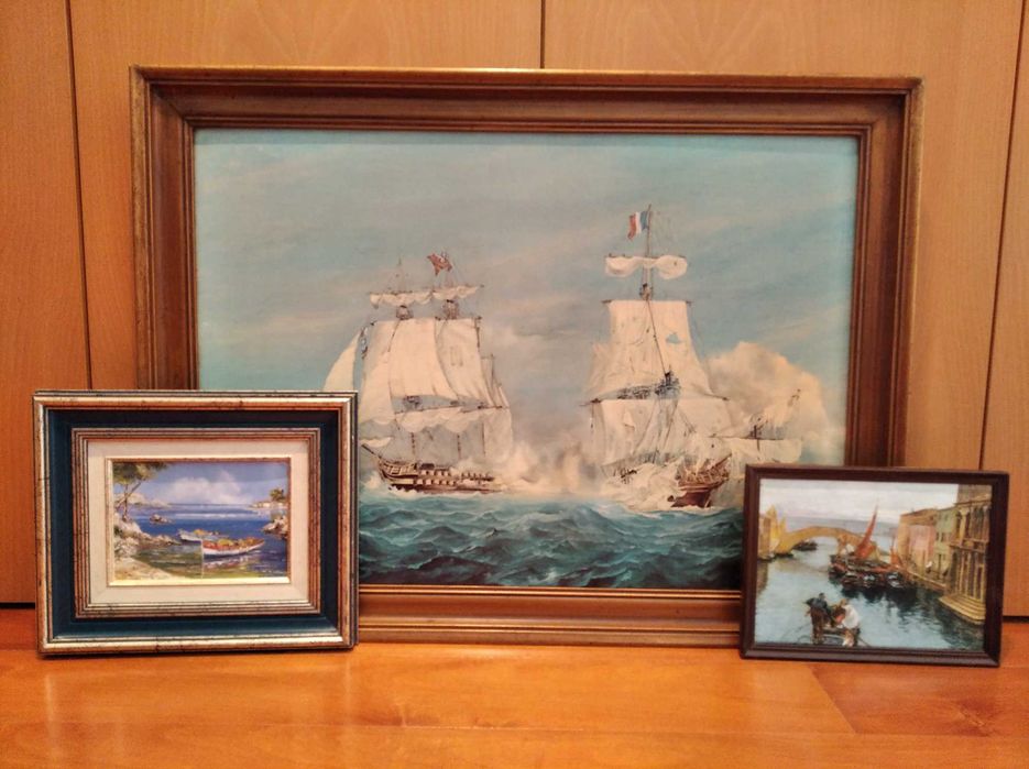 Antique Paintings (Maritime Scenes, Boats, Ships)