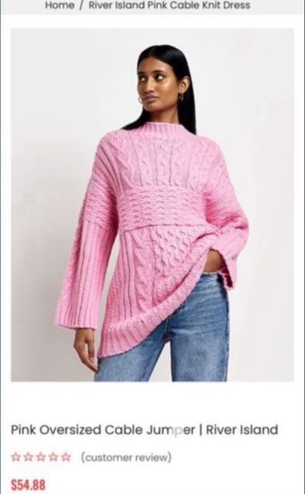 Теплий рожевий розовый вязанний светр крутий кофта коси Zara S M