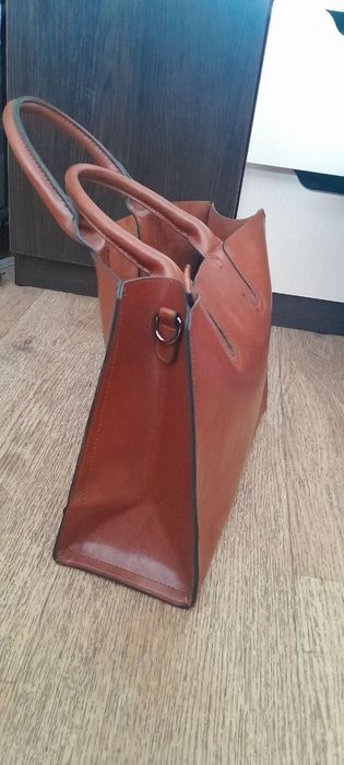 Жіноча шкіряна сумка Retro Oil wax коричнева