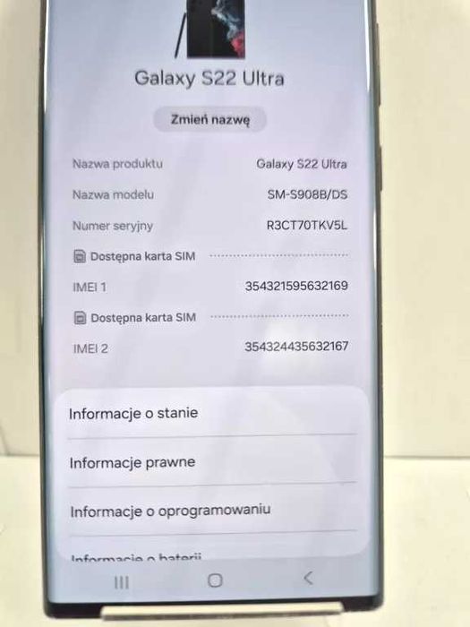 Telefon Samsung Galaxy S22 Ultra 12gb/256gb