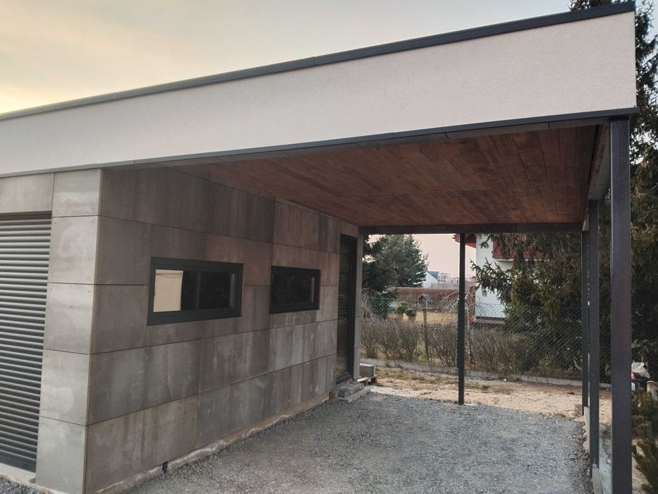 Wiata garażowa 6x3m z montażem