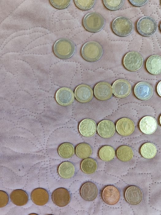 Еврові монети для колекції продаж або обмін