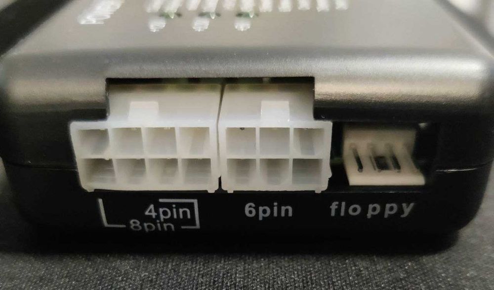 Тестер блоків живлення ATX, BTX, ITX, PSU 20/24pin SATA Molex