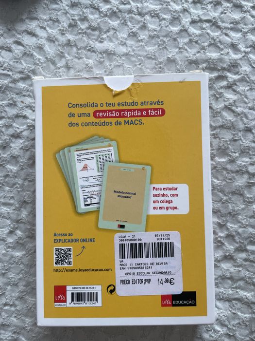 Cartões Revisao de Macs